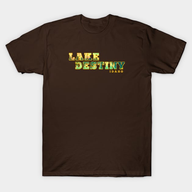 Lake Destiny Idaho T-Shirt by Heyday Threads